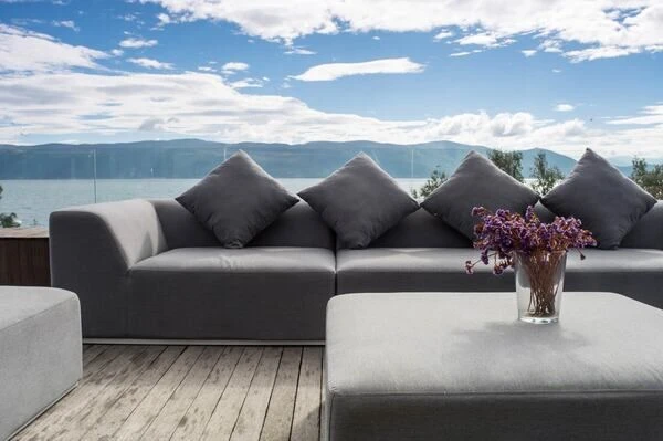 OUTFLEXX Buddha Loungeset, Flanelle, Alu/Sunbrella, 7-8 Personen, Inkl. Dekokissen 11 OUTFLEXX Buddha Loungeset, Flanelle, Alu/Sunbrella, 7-8 Personen, Inkl. Dekokissen – Bild 9