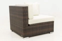OUTFLEXX Eckelement, Braun Marmoriert, Polyrattan, 85 X 85 X 70 Cm, Wasserfeste Kissenbox -Gartenladen 10 15734 6 BOX.jpg