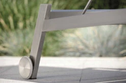 STERN Allround Rollenliege, Silber/taupe, Edelstahl/Textil, 200x71x38 Cm, Verstellbare Rückenlehne 21 STERN Allround Rollenliege, Silber/taupe, Edelstahl/Textil, 200x71x38 Cm, Verstellbare Rückenlehne -Gartenladen 10 15897 1.jpg