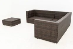 OUTFLEXX Loungemöbel-Set, Braun Marmoriert, 6 Pers, Polyrattan, Wasserfeste Kissenbox -Gartenladen 10 16069 BOX A.jpg