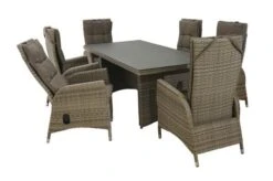 Ploß Elba Esstischgarnitur, Champagner-meliert/savanna, 200 X 95 Cm, Polyrattan/Alu, 13-tlg. 31 Ploß Elba Esstischgarnitur, Champagner-meliert/savanna, 200 X 95 Cm, Polyrattan/Alu, 13-tlg. -Gartenladen 10 16524.jpg