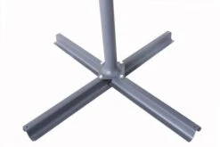 OUTFLEXX Ampelschirm, Anthrazit/creme, Pulverbesch. Aluminium, 250x250cm, Inkl. Plattenständer -Gartenladen 10 18353.jpg