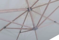 OUTFLEXX Ampelschirm, Creme, Aluminium In Holzoptik, 400x300cm, Inkl. Plattenständer 23 OUTFLEXX Ampelschirm, Creme, Aluminium In Holzoptik, 400x300cm, Inkl. Plattenständer -Gartenladen 10 18511.jpg