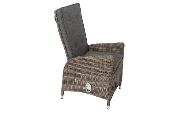 OUTFLEXX Esstischgarnitur, Edelstahl/recyceltes FSC-Teak, Tisch 200x100 Cm, 6 Hochlehner- Diningsessel, A-Gestell 12 OUTFLEXX Esstischgarnitur, Edelstahl/recyceltes FSC-Teak, Tisch 200x100 Cm, 6 Hochlehner- Diningsessel, A-Gestell – Bild 10