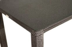 Ploß Rocking Dining Tisch, Grau/braun-meliert, Polyrattan, 90 X 90 Cm, Glasplatte In Steinoptik -Gartenladen 10 20156.jpg