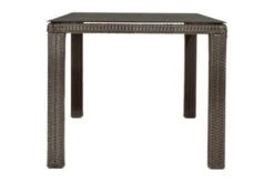 Ploß Rocking Dining Tisch, Grau/braun-meliert, Polyrattan, 170 X 90 Cm, Glasplatte In Steinoptik -Gartenladen 10 20157.jpg