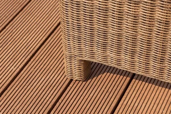 OUTFLEXX Dining Set, Hellbraun, Polyrattan, Tisch 200x95cm, Spraystone, 6mm, 6 Dining Sessel, Verstellbar 12 OUTFLEXX Dining Set, Hellbraun, Polyrattan, Tisch 200x95cm, Spraystone, 6mm, 6 Dining Sessel, Verstellbar – Bild 10