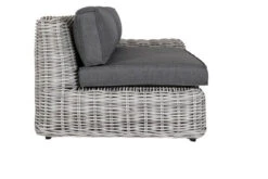 OUTFLEXX Ecklounge, White Faded Grey, Polyrattan, 6 Personen, Inkl. Tisch/Hocker 90 X 90 Cm Und Polster Aus Olefin In Anthrazit -Gartenladen 10 20790.jpg
