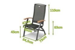 HARTMAN Da Vinci Multipositionssessel, Xerix/anthrazit, Alu/Textilene, Mit FSC-Teak-Armlehnen -Gartenladen 11660 1 mass.jpg