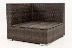 OUTFLEXX Eckelement, Braun Marmoriert, Polyrattan, 85 X 85 X 70 Cm, Wasserfeste Kissenbox -Gartenladen 11 15734 6 BOX.jpg
