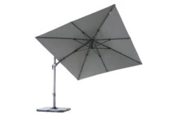 OUTFLEXX Ampelschirm, Anthrazit, Pulverbesch. Aluminium, 300x300 Cm, Inkl. Plattenständer, Twist-Funktion -Gartenladen 11 16109.jpg