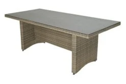Ploß Elba Esstischgarnitur, Champagner-meliert/savanna, 200 X 95 Cm, Polyrattan/Alu, 13-tlg. 32 Ploß Elba Esstischgarnitur, Champagner-meliert/savanna, 200 X 95 Cm, Polyrattan/Alu, 13-tlg. -Gartenladen 11 16524.jpg