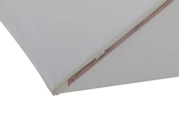 OUTFLEXX Ampelschirm, Creme, Aluminium In Holzoptik, 400x300cm, Inkl. Plattenständer 13 OUTFLEXX Ampelschirm, Creme, Aluminium In Holzoptik, 400x300cm, Inkl. Plattenständer – Bild 11