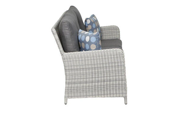 SIENA GARDEN Soria 3-Sitzer Loungesofa, Ice Grey, Alu / Gardino®-Geflecht, 203x87x88 Cm 13 SIENA GARDEN Soria 3-Sitzer Loungesofa, Ice Grey, Alu / Gardino®-Geflecht, 203x87x88 Cm – Bild 11