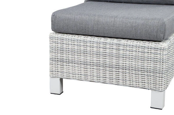 SIENA GARDEN Corido Mittelelement, Ice Grey, Alu / Gardino®-Geflecht, 60x83x88 Cm 13 SIENA GARDEN Corido Mittelelement, Ice Grey, Alu / Gardino®-Geflecht, 60x83x88 Cm – Bild 11