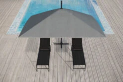 OUTFLEXX Ampelschirm, Anthrazit/grau, Alu/Polyester, 350x350cm, Inkl. Plattenständer -Gartenladen 11 20363.jpg