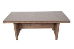 OUTFLEXX Dining Tisch, Hellbraun, Polyrattan, 200 X 95 Cm, Tischplatte Spraystone, 6mm -Gartenladen 11 20676.jpg