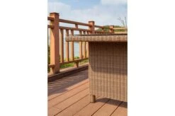 OUTFLEXX Dining Set, Hellbraun, Polyrattan, Tisch 200x95cm, Spraystone, 6mm, 6 Dining Sessel, Verstellbar 32 OUTFLEXX Dining Set, Hellbraun, Polyrattan, Tisch 200x95cm, Spraystone, 6mm, 6 Dining Sessel, Verstellbar -Gartenladen 11 20679.jpg