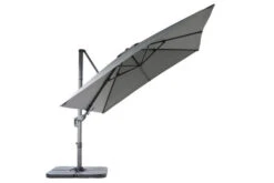 OUTFLEXX Ampelschirm, Anthrazit, Pulverbesch. Aluminium, 300x300 Cm, Inkl. Plattenständer, Twist-Funktion -Gartenladen 12 16109.jpg