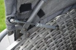 OUTFLEXX Sonneninsel, Grau, Polyrattan, Halbrund, 193 X 104 X 74 Cm, Hocker Drehbar, Dach Klappbar 25 OUTFLEXX Sonneninsel, Grau, Polyrattan, Halbrund, 193 X 104 X 74 Cm, Hocker Drehbar, Dach Klappbar -Gartenladen 12 16110.jpg