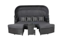 OUTFLEXX Houston Loungebett, Grau, Polyrattan, Doppel-halbrund, Viele Stellmöglichkeiten, Dach Klappbar -Gartenladen 12 18543.jpg