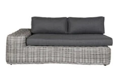 OUTFLEXX Ecklounge, White Faded Grey, Polyrattan, 6 Personen, Inkl. Tisch/Hocker 90 X 90 Cm Und Polster Aus Olefin In Anthrazit -Gartenladen 12 20790.jpg