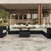 OUTFLEXX Loungemöbel-Set, Braun, Polyrattan, Für 8 Personen, Inkl. Loungetisch, Wasserfeste Kissenbox 2 OUTFLEXX Loungemöbel-Set, Braun, Polyrattan, Für 8 Personen, Inkl. Loungetisch, Wasserfeste Kissenbox -Gartenladen 1301 BOX D CGI 01.jpg