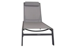 VILLANA Gartenliege, Anthrazit/grau, Aluminium/Textil, 198 X 60 X 32 Cm, Verstellbar 22 VILLANA Gartenliege, Anthrazit/grau, Aluminium/Textil, 198 X 60 X 32 Cm, Verstellbar -Gartenladen 13405 10.jpg