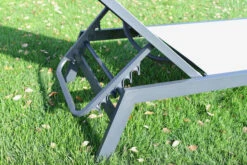 VILLANA Gartenliege, Anthrazit/grau, Aluminium/Textil, 198 X 60 X 32 Cm, Verstellbar 16 VILLANA Gartenliege, Anthrazit/grau, Aluminium/Textil, 198 X 60 X 32 Cm, Verstellbar -Gartenladen 13405 4.jpg