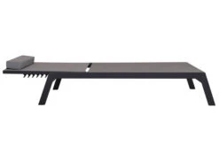 VILLANA Gartenliege, Anthrazit/grau, Aluminium/Textil, 198 X 60 X 32 Cm, Verstellbar 19 VILLANA Gartenliege, Anthrazit/grau, Aluminium/Textil, 198 X 60 X 32 Cm, Verstellbar -Gartenladen 13405 7.jpg