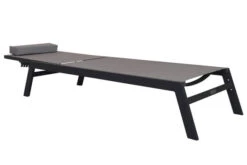 VILLANA Gartenliege, Anthrazit/grau, Aluminium/Textil, 198 X 60 X 32 Cm, Verstellbar 21 VILLANA Gartenliege, Anthrazit/grau, Aluminium/Textil, 198 X 60 X 32 Cm, Verstellbar -Gartenladen 13405 9.jpg