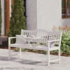 VILLANA Gartenbank, Weiß, Akazienholz, 152 X 59 X 86 Cm, 2-3 Personen, Klapptisch-Funktion 1 VILLANA Gartenbank, Weiß, Akazienholz, 152 X 59 X 86 Cm, 2-3 Personen, Klapptisch-Funktion -Gartenladen 13851 CGI 01.jpg