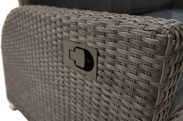 Ploß Rocking Comfort Dining / Lounge 2-Sitzer Sofa, Grau/braun-meliert, Polyrattan, 148x85x112 Cm, Verstellbar 15 Ploß Rocking Comfort Dining / Lounge 2-Sitzer Sofa, Grau/braun-meliert, Polyrattan, 148x85x112 Cm, Verstellbar – Bild 13