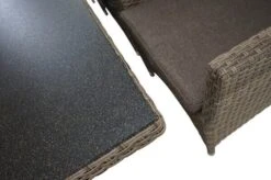 Ploß Elba Esstischgarnitur, Champagner-meliert/savanna, 200 X 95 Cm, Polyrattan/Alu, 13-tlg. 35 Ploß Elba Esstischgarnitur, Champagner-meliert/savanna, 200 X 95 Cm, Polyrattan/Alu, 13-tlg. -Gartenladen 14 16524.jpg