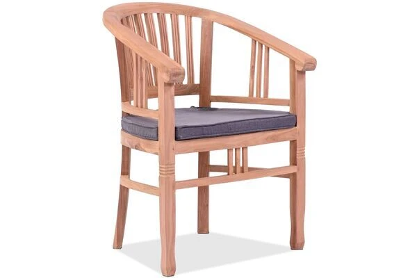 OUTFLEXX Esstischgarnitur, Edelstahl/recyceltes FSC-Teak, 200/260x100 Cm, 6 Armlehnensessel, Inkl. Polster 16 OUTFLEXX Esstischgarnitur, Edelstahl/recyceltes FSC-Teak, 200/260x100 Cm, 6 Armlehnensessel, Inkl. Polster – Bild 14