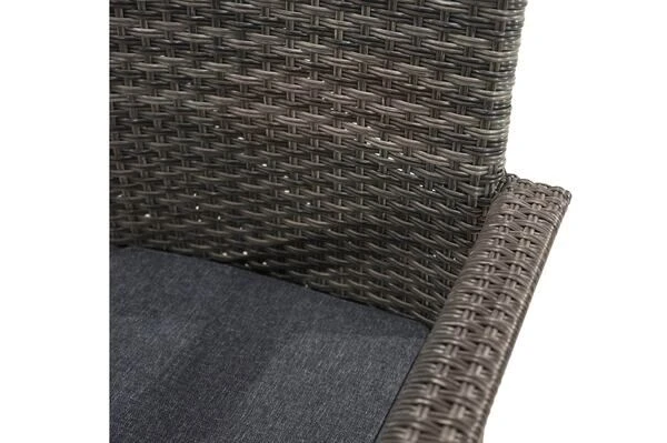 Ploß Rocking Basic Stapelstuhl, Grau/braun-meliert, Polyrattan, 56 X 64 X 92 Cm, Inkl. Polster 16 Ploß Rocking Basic Stapelstuhl, Grau/braun-meliert, Polyrattan, 56 X 64 X 92 Cm, Inkl. Polster – Bild 14