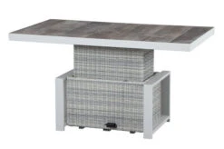 SIENA GARDEN Corido Sitzgruppe, Ice Grey, Alu / Gardino®-Geflecht, 4 Diningsessel, Stufenloser Lifttisch 130 X 75 X 47-71 Cm 35 SIENA GARDEN Corido Sitzgruppe, Ice Grey, Alu / Gardino®-Geflecht, 4 Diningsessel, Stufenloser Lifttisch 130 X 75 X 47-71 Cm -Gartenladen 14 21517.jpg