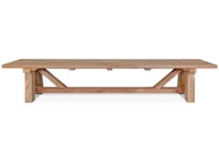 OUTFLEXX Gartenbank XXL, Natur, Recyceltes FSC®-Teakholz, 220x40cm, Rustikal Gebürstet 11 OUTFLEXX Gartenbank XXL, Natur, Recyceltes FSC®-Teakholz, 220x40cm, Rustikal Gebürstet -Gartenladen 15865 2.jpg