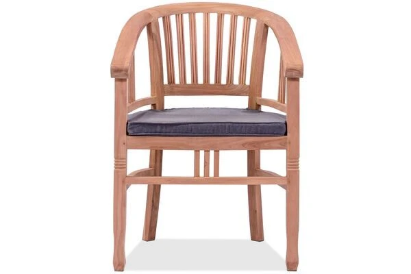 OUTFLEXX Esstischgarnitur, Edelstahl/recyceltes FSC-Teak, 200/260x100 Cm, 6 Armlehnensessel, Inkl. Polster 17 OUTFLEXX Esstischgarnitur, Edelstahl/recyceltes FSC-Teak, 200/260x100 Cm, 6 Armlehnensessel, Inkl. Polster – Bild 15