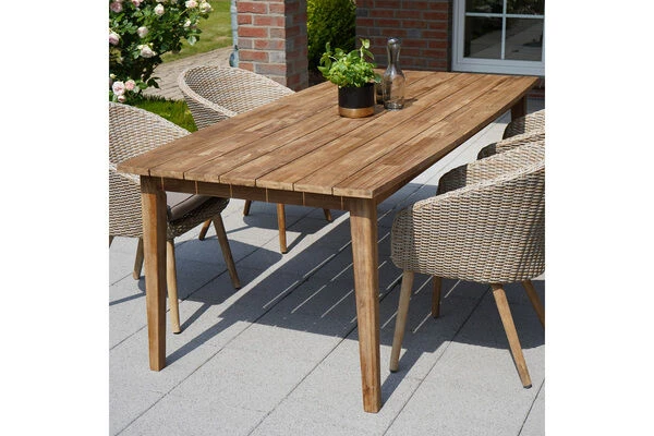 Ploß Borneo Dining-Tisch, FSC-Akazienholz, Gebürstet, 180x90cm 10 Ploß Borneo Dining-Tisch, FSC-Akazienholz, Gebürstet, 180x90cm – Bild 8