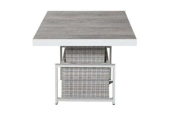 SIENA GARDEN Corido Lifttisch, Ice Grey, Alu / Gardino®-Geflecht, 160x90x47-71 Cm, Stufenlos Verstellbar 19 SIENA GARDEN Corido Lifttisch, Ice Grey, Alu / Gardino®-Geflecht, 160x90x47-71 Cm, Stufenlos Verstellbar – Bild 17