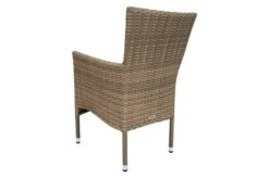 Ploß Rabida Sitzgruppe, Champagner-meliert, Polyrattan, Tisch 170x90 Cm, 6 Stapelsessel, Glasplatte In Steinoptik -Gartenladen 17 21073.jpg