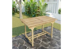 OUTFLEXX Ontario Ausziehtisch, Natur, Teakholz, 160/210x90cm, Fein Geschliffen 13 OUTFLEXX Ontario Ausziehtisch, Natur, Teakholz, 160/210x90cm, Fein Geschliffen -Gartenladen 18310 3.jpg