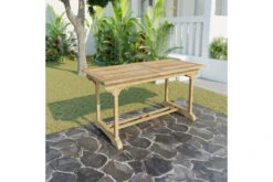 OUTFLEXX Ontario Ausziehtisch, Natur, Teakholz, 195/295x90cm, Fein Geschliffen 13 OUTFLEXX Ontario Ausziehtisch, Natur, Teakholz, 195/295x90cm, Fein Geschliffen -Gartenladen 18311 3.jpg