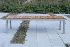 VILLANA Bank, Alu Pulverbeschichtet / FSC Akazienholz, 3 Personen, 165 X 40 X 45 Cm -Gartenladen 18381 2.jpg