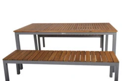 VILLANA Esstischgarnitur, Alu Pulverbeschichtet / FSC Akazienholz, 6 Personen, 180 X 90 Cm 36 VILLANA Esstischgarnitur, Alu Pulverbeschichtet / FSC Akazienholz, 6 Personen, 180 X 90 Cm -Gartenladen 18382 17.jpg