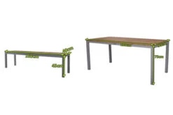 VILLANA Esstischgarnitur, Alu Pulverbeschichtet / FSC Akazienholz, 6 Personen, 180 X 90 Cm 26 VILLANA Esstischgarnitur, Alu Pulverbeschichtet / FSC Akazienholz, 6 Personen, 180 X 90 Cm -Gartenladen 18382 5.jpg