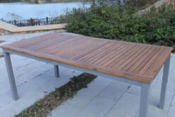 VILLANA Esstischgarnitur, Alu Pulverbeschichtet / FSC Akazienholz, 6 Personen, 180 X 90 Cm 32 VILLANA Esstischgarnitur, Alu Pulverbeschichtet / FSC Akazienholz, 6 Personen, 180 X 90 Cm -Gartenladen 18382 7.jpg