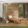 OUTFLEXX Sonnenliege, Natur, FSC-Akazienholz, 197 X 71,5 X 35 Cm, Mit Rollen -Gartenladen 18935 CGI 01.png