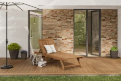 Ausgewählte Produkte 23 OUTFLEXX Sonnenliege, Natur, FSC-Akazienholz, 197 X 71,5 X 35 Cm, Mit Rollen